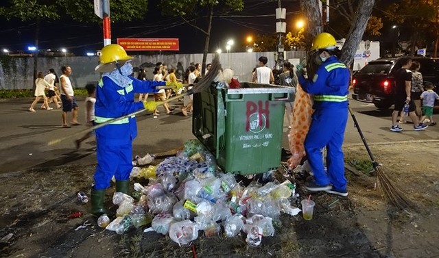 Đà Nẵng kêu gọi không xả rác trong đêm diễn ra lễ hội pháo hoa quốc tế- Ảnh 1.