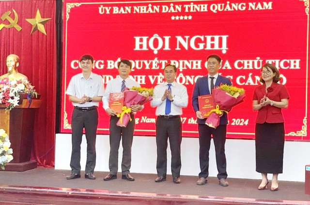 Bổ nhiệm 2 Phó giám đốc Sở Y tế Quảng Nam- Ảnh 1.