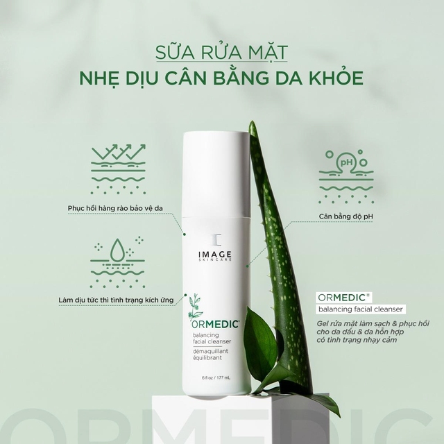 Review sữa rửa mặt Image Skincare Ormedic Balancing Facial Cleanser có tốt không?- Ảnh 1.