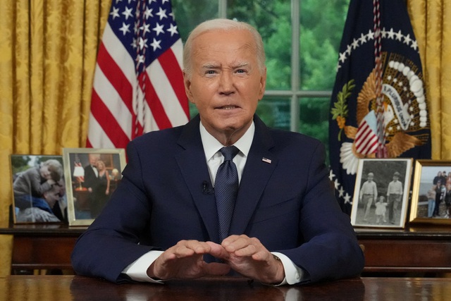 Tổng thống Biden gửi thông điệp từ Phòng Bầu dục sau vụ ông Trump bị bắn- Ảnh 1.