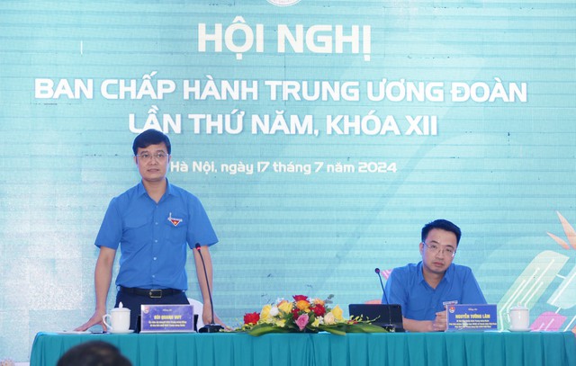 Khai mạc Hội nghị Ban Chấp hành T.Ư Đoàn lần thứ 5, khóa XII- Ảnh 1.