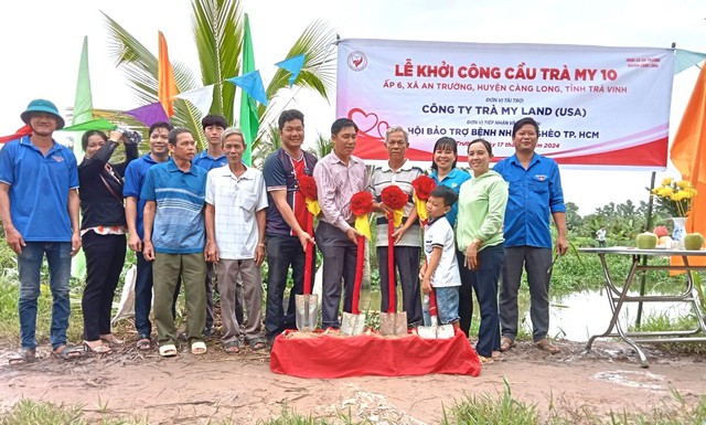 Khởi công 5 cây cầu tại Trà Vinh - Ảnh 1.