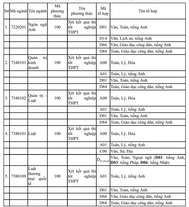 Điểm sàn Trường ĐH Luật TP.HCM từ 20-24 điểm- Ảnh 3.