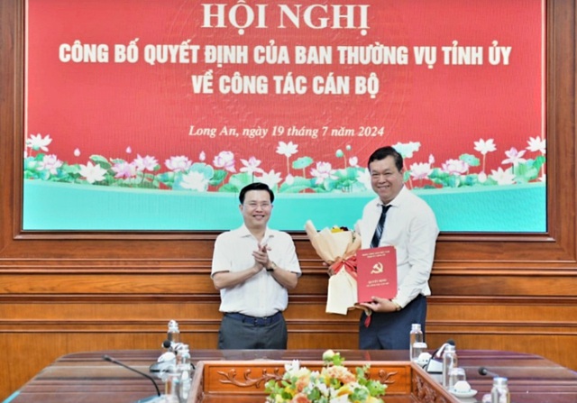 Thượng tá Nguyễn Sơn giữ chức vụ Phó trưởng ban Nội chính Tỉnh ủy Long An- Ảnh 1.