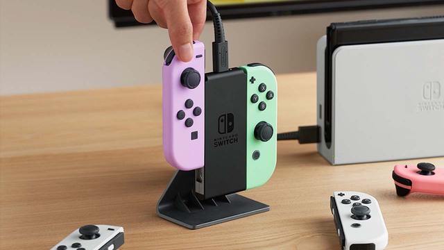 Cuối cùng đã có đế sạc dành riêng cho tay cầm Nintendo Switch- Ảnh 1.