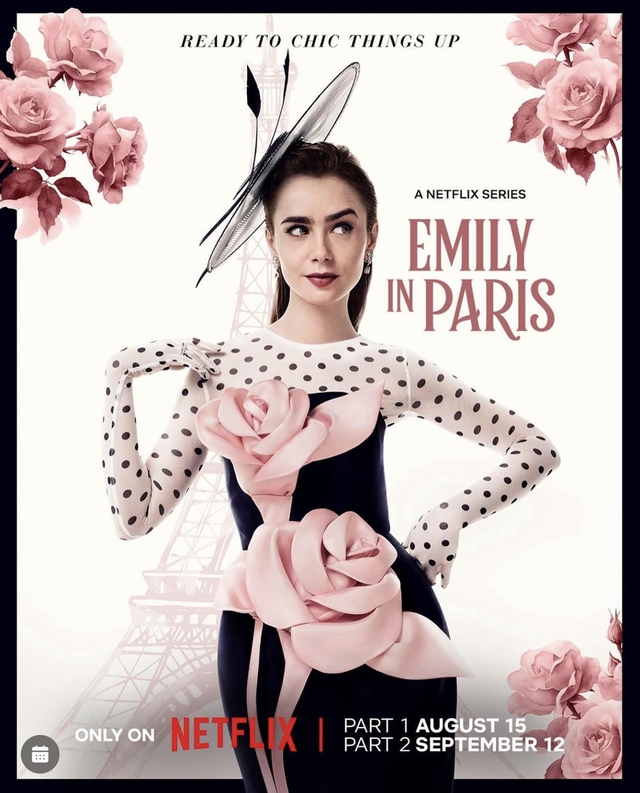 Lily Collins diện đầm Đỗ Mạnh Cường lên poster 'Emily in Paris' mùa 4

- Ảnh 1.