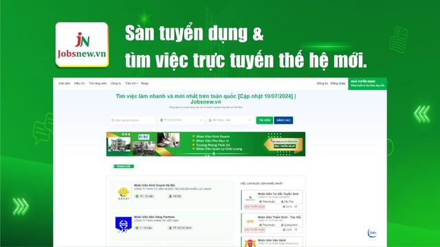 Jobsnew và điểm nổi bật về sàn tuyển dụng việc làm thế hệ mới- Ảnh 1.