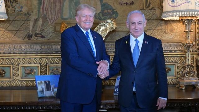 'Cành ô liu' ông Trump dành cho Thủ tướng Israel- Ảnh 1.