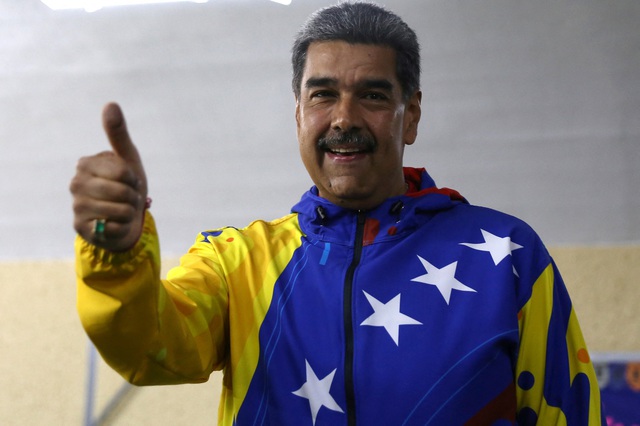 Tổng thống Venezuela Nicolas Maduro tái đắc cử nhiệm kỳ 3- Ảnh 1.