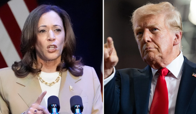 Bà Harris 'thách đấu' ông Trump- Ảnh 1.