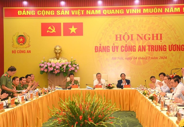 Chủ tịch nước Tô Lâm dự hội nghị Đảng ủy Công an T.Ư 6 tháng đầu năm- Ảnh 1.