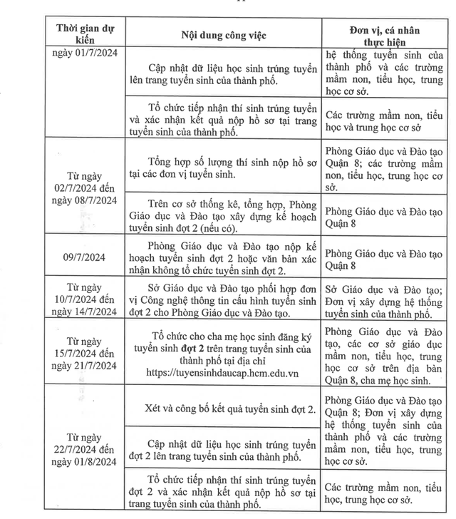 Tuyển sinh đầu cấp TP.HCM: Bao giờ tuyển sinh đợt 2?- Ảnh 3.