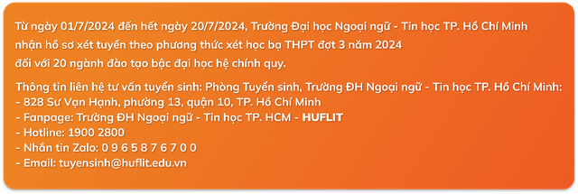 Chọn nguyện vọng 1 HUFLIT, tăng cơ hội nhận học bổng 50% học phí toàn khóa- Ảnh 5.