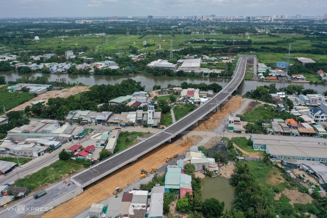 Dự án cầu Cây Khô dự kiến thông xe vào ngày 2.9, kết nối giao thông quận Bình Chánh và huyện Nhà Bè