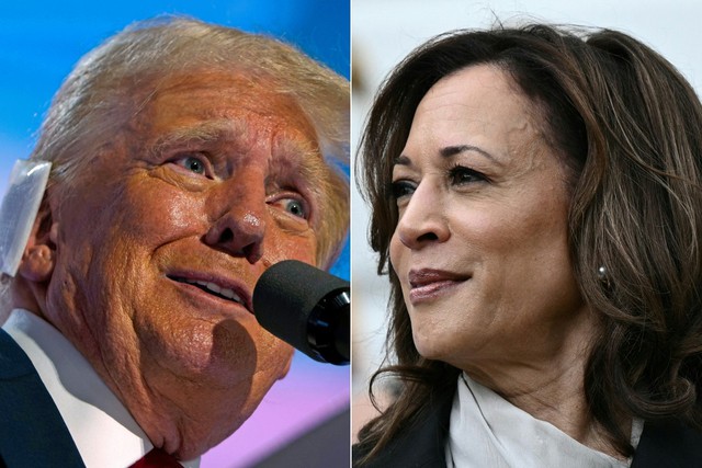 Ông Trump nghi ngờ nguồn gốc châu Phi của bà Harris- Ảnh 1.