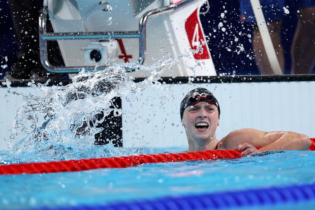 Katie Ledecky giành HCV Olympic lịch sử, Michael Phelps thách thức bơi lội Úc- Ảnh 2.