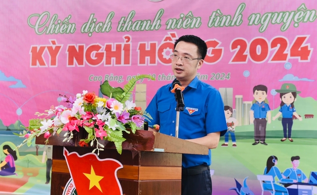 Đoàn thanh niên nhiều bộ, ngành hoạt động tình nguyện Kỳ nghỉ hồng tại Cao Bằng- Ảnh 2.