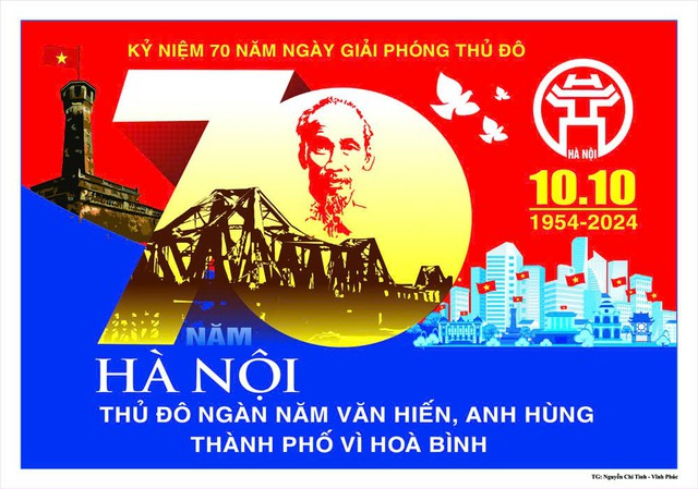 Công bố logo kỷ niệm 70 năm Ngày giải phóng thủ đô- Ảnh 2.