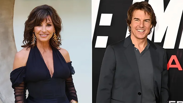 Gina Gershon suýt làm gãy mũi Tom Cruise khi diễn cảnh tình tứ trong phim 'Cocktail'- Ảnh 1.