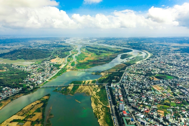 Sông Trà Khúc ở Quảng Ngãi