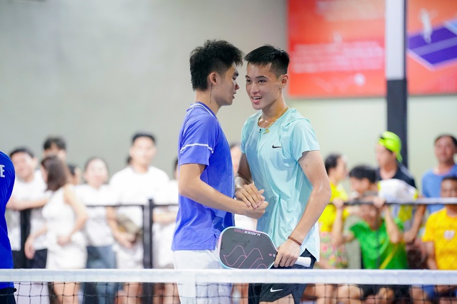 Trịnh Linh Giang - Trương Vinh Hiển thắng thuyết phục cặp pickleball tốp đầu thế giới- Ảnh 1.