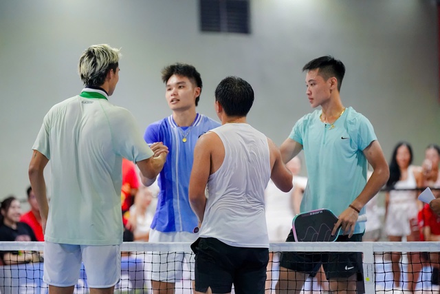 Trịnh Linh Giang - Trương Vinh Hiển thắng thuyết phục cặp pickleball tốp đầu thế giới- Ảnh 2.