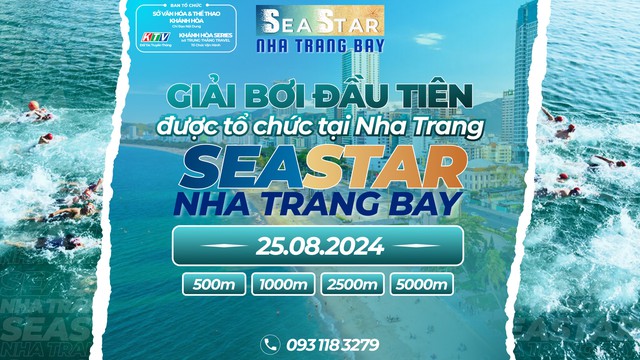 Khánh Hòa: Sẵn sàng cho giải bơi SeaStar Nha Trang Bay 2024- Ảnh 1.