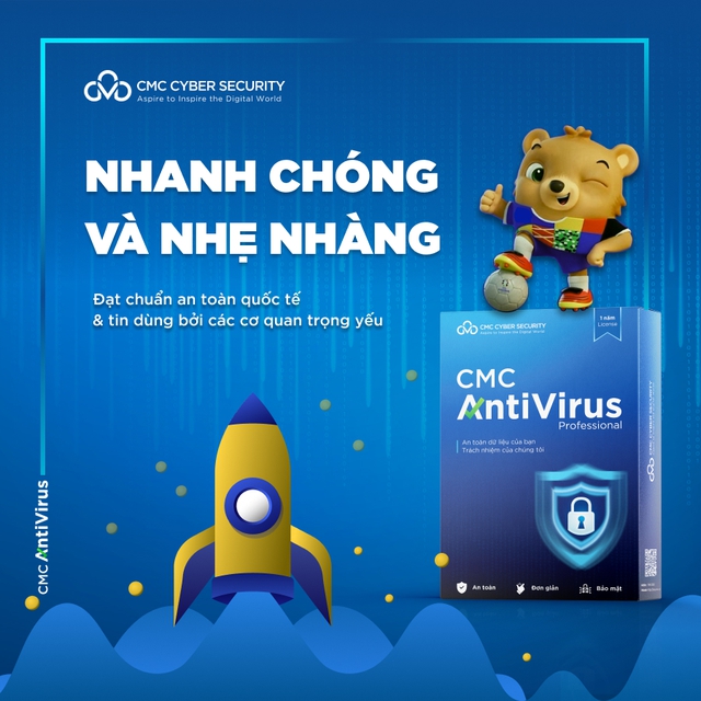 CMC AntiVirus: vệ sĩ kỹ thuật số, bảo vệ máy tính mượt mà không gián đoạn- Ảnh 1.