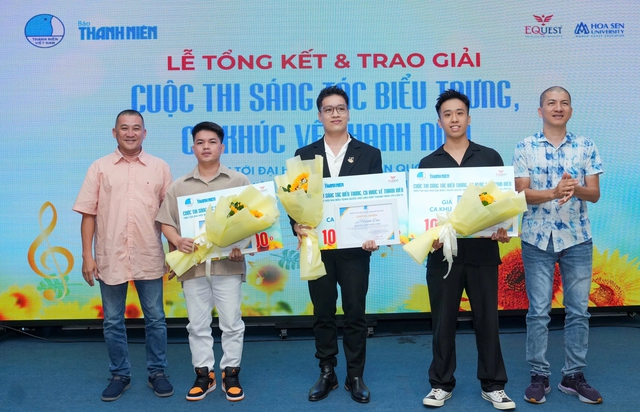 Trao giải hai cuộc thi sáng tác: Biểu trưng và Ca khúc về thanh niên- Ảnh 7.