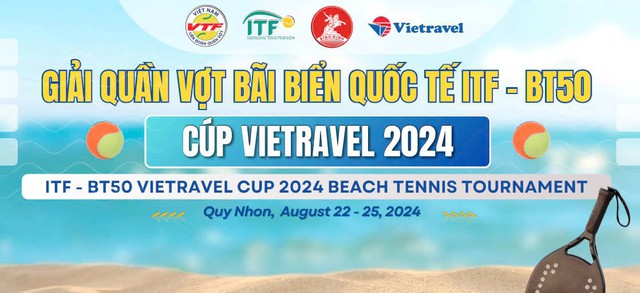 Vietravel nhà tài trợ kim cương Giải Quần vợt bãi biển Quốc tế ITF - BT50 2024- Ảnh 3.