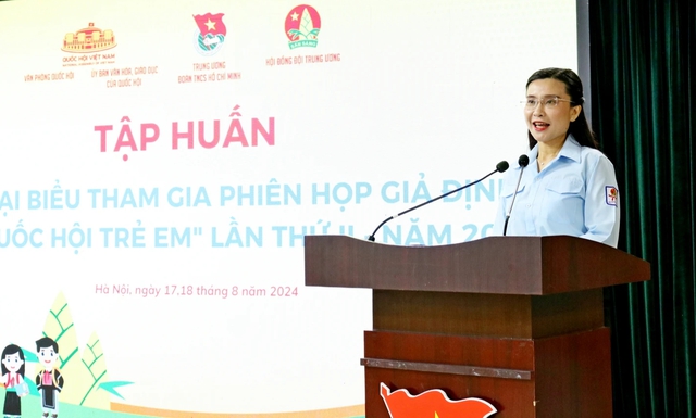 Phiên họp giả định 'Quốc hội trẻ em' lần thứ 2 có nhiều điểm mới- Ảnh 1.