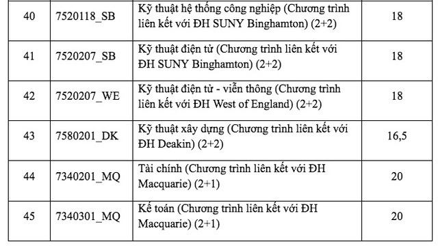 Điểm chuẩn Trường ĐH Quốc tế - ĐH Quốc gia TP.HCM: Một số ngành giảm nhẹ- Ảnh 4.