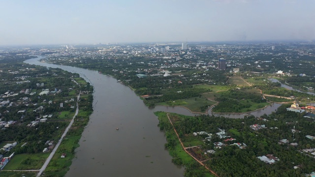 Sông Sài Gòn đoạn qua Bình Dương được quy hoạch phát triển du lịch - Ảnh: Đ.T