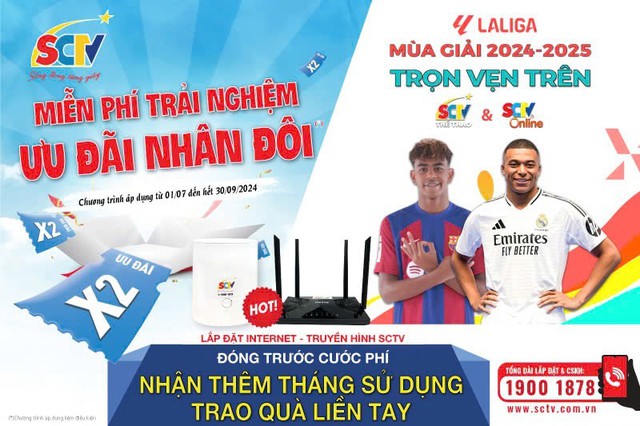 Xem trực tiếp Bóng đá LA LIGA mùa giải 2024 - 2025 trên cáp SCTV- Ảnh 1.