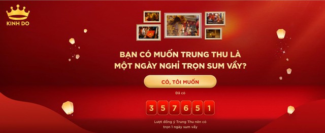 Website của chiến dịch mùa trăng năm 2024 của Mondelez Kinh Đô nhận được sự hưởng ứng từ đông đảo người tiêu dùng