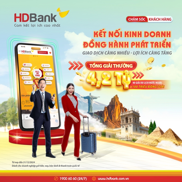 Cơ hội du lịch khám phá thế giới cùng HDBank- Ảnh 1.