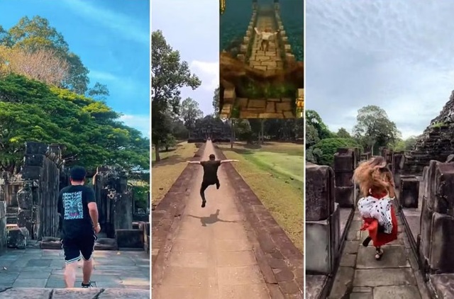 Trào lưu chạy khắp đền Angkor như trò chơi Temple Run gây tranh cãi- Ảnh 1.