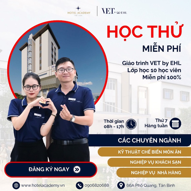 Hấp dẫn chương trình học bổng dành cho các bạn trẻ từ Hotel Academy Việt Nam- Ảnh 3.