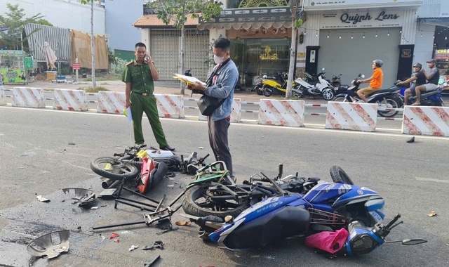 Ninh Thuận: Bị thương nặng vì chặn đầu xe tải 'nói chuyện' sau va chạm giao thông- Ảnh 2.