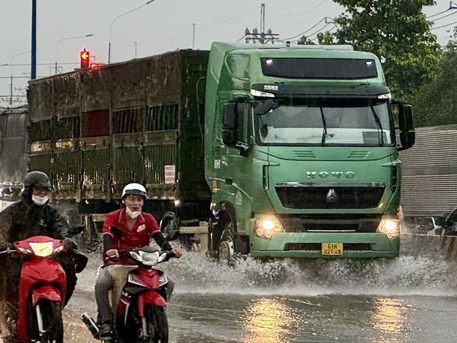 Bình Dương: Xe container ngang nhiên đi vào đường cấm- Ảnh 4.