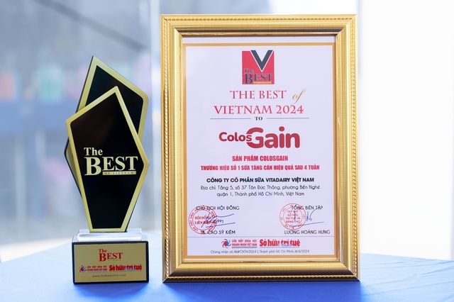 Sản phẩm ColosGain của VitaDairy vào Top 10 The Best of Việt Nam 2024- Ảnh 4.