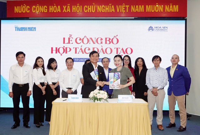 Sinh viên Trường ĐH Hoa Sen thực học, thực làm 'chuẩn quốc tế' tại Báo Thanh Niên- Ảnh 4.