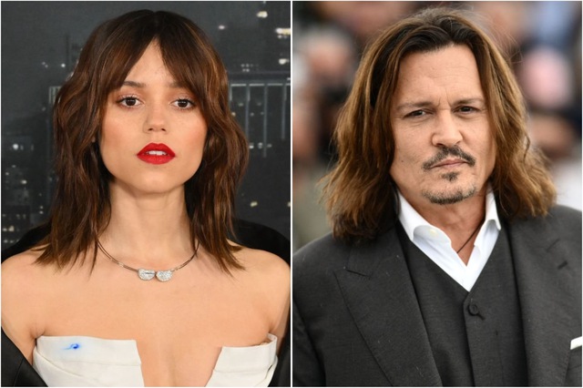 'Wednesday' Jenna Ortega thấy 'điên rồ' khi bị đồn hẹn hò Johnny Depp- Ảnh 1.