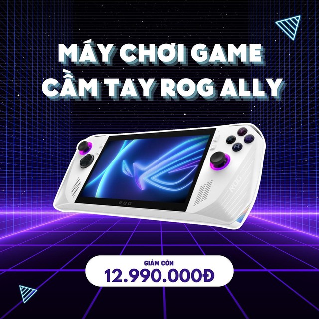 Máy chơi game ROG Ally Z1 đến từ nhà ASUS nay giảm giá chỉ còn 12.990.000 đồng trên Shopee