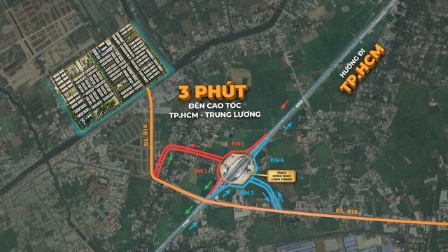 Agora City đón sóng nút giao cao tốc TP.HCM - Trung Lương - Ảnh 1.