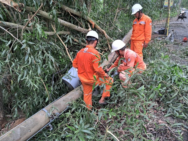 Cảnh báo nguy cơ mất an toàn điện mùa mưa bão- Ảnh 2.