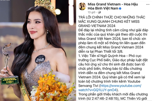 Miss Grand Vietnam phản hồi tin đồn xử ép thí sinh- Ảnh 2.