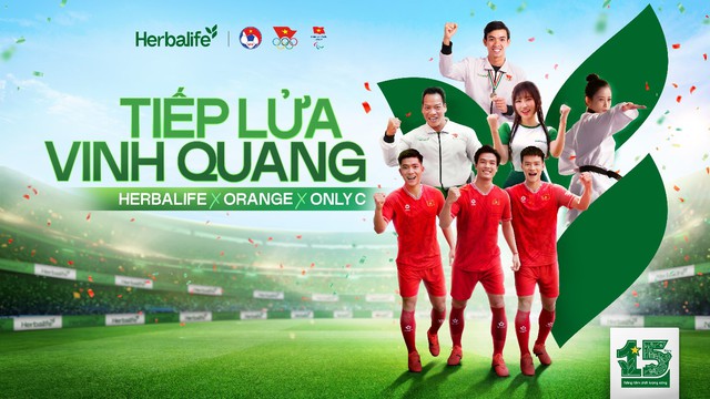 MV &quot;Tiếp lửa vinh quang&quot; - một sáng tác của nhạc sĩ Only C do ca sĩ Orange thể hiện, ghi dấu hành trình Herbalife đồng hành cùng thể thao Việt Nam.