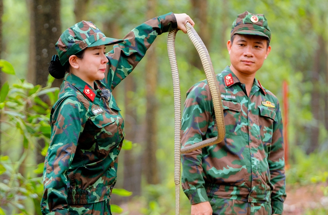 Hoa hậu Thùy Tiên bật khóc ở tập đầu của 'Sao nhập ngũ'- Ảnh 3.