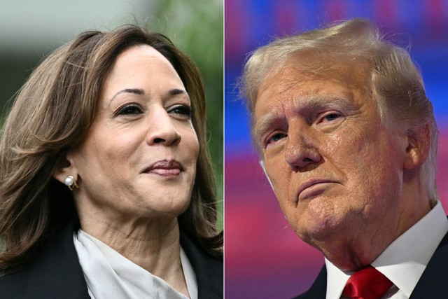 Ông Trump đồng ý 'so găng' với bà Harris trên sóng truyền hình- Ảnh 1.